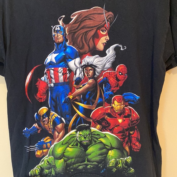 Vintage Marvel Mad Engine Super Hero T-Shirt - Picture 2 of 6